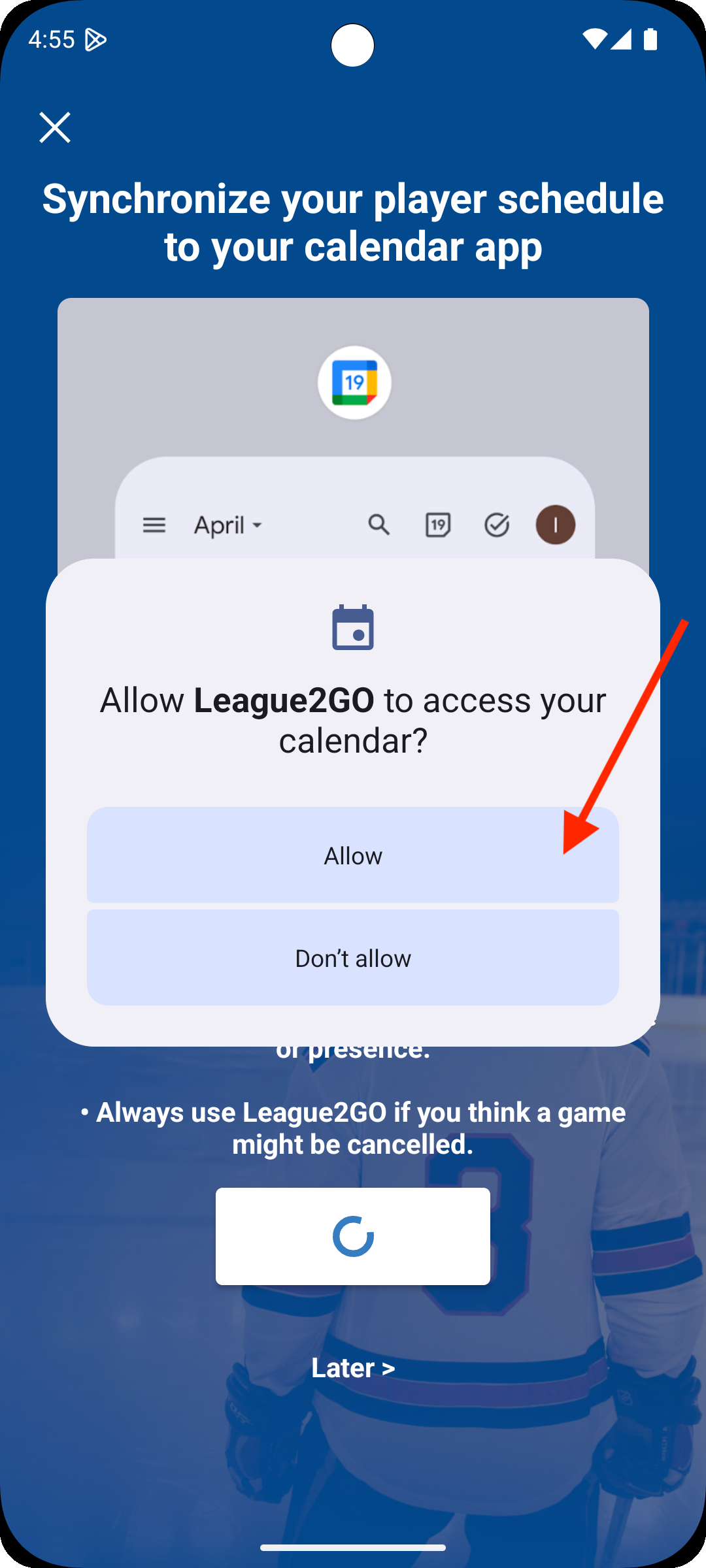Calendar permission Android' style='max-width:300px !important;